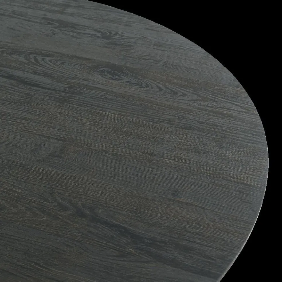 Eettafel PORTO Decor Donkerbruin Ø120