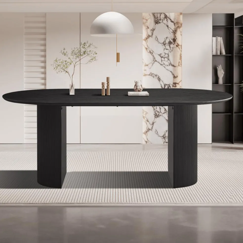 Eettafel PORTO Decor Donkerbruin 200x110