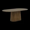 Eettafel SUNDAR Ovaal 200x110 Mango Donkerbruin