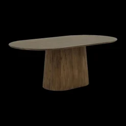 Eettafel SUNDAR Ovaal 200x110 Mango Donkerbruin