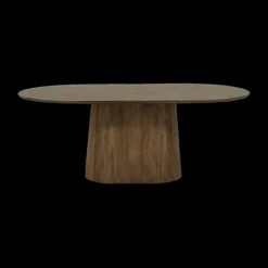 Eettafel SUNDAR Ovaal 200x110 Mango Donkerbruin