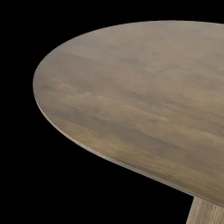Eettafel SUNDAR Ovaal 200x110 Mango Donkerbruin
