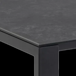 Eettafel TUVA Keramiek zwart 200x90