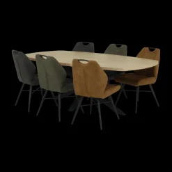 Eettafel verlengbaar CAMBIO Blond Oak 180/240x102