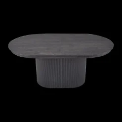 Eettafel verlengbaar PORTO Ovaal 180/220x110 Donkerbruin