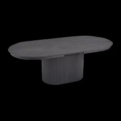 Eettafel verlengbaar PORTO Ovaal 180/220x110 Donkerbruin