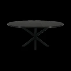 Eettafel Verlengbaar SILVA Noir Ø140/Ø180