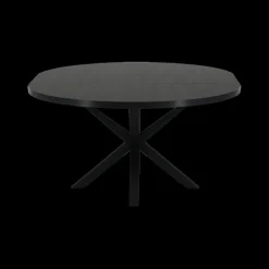 Eettafel Verlengbaar SILVA Noir Ø140/Ø180