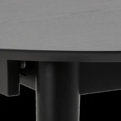 Eettafel Verlengbaar VEZNA Ø115/Ø154 Zwart Eikfineer
