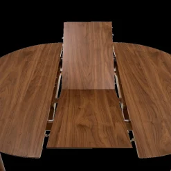 Eettafel Verlengbaar VEZNA Ø115/154 Walnootfineer