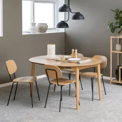 Eettafel Verlengbaar VEZNA Ø115/154 Eikfineer