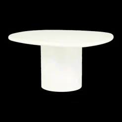 Eettafel VRITTA Organisch Microcement Beige 150x135