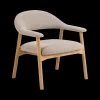 Fauteuil COLETTE Monza Beige - Poot Eik