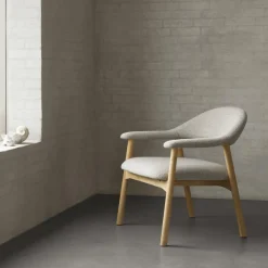 Fauteuil COLETTE Monza Beige - Poot Eik