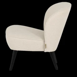 Fauteuil CORKSCREW Crème Bouclé