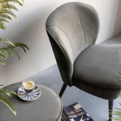 Fauteuil CORKSCREW Groen Velvet