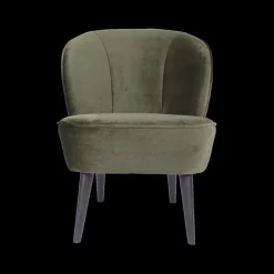 Fauteuil CORKSCREW Groen Velvet