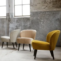 Fauteuil CORKSCREW Oker Velvet