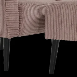 Fauteuil SPAIN met poef Poso Pink