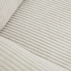 Fauteuil SPAIN met poef Poso Ivory