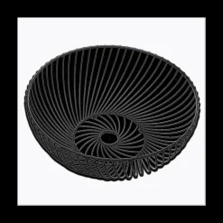 Fruitmand FINSTILT Met. Zwart