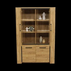 Glaskast ANTONIO French Oak B133