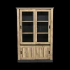 Glaskast KAMIEL Industrial Oak
