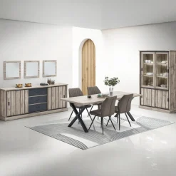 Glaskast VIENNA B126 Canyon Oak