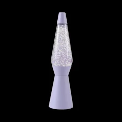 Glitterlamp SPACESHIP Pastel Paars