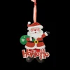 Hanger HOHOHO Kerstman Hout