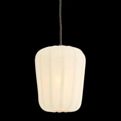 Hanglamp BIBURY Ø20 Bruin/Wit