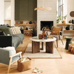 Hanglamp BLOSM Bloembad Beige XL