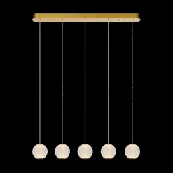 Hanglamp CINTRA Lang 5Del. Transparant