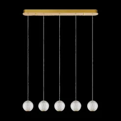 Hanglamp CINTRA Lang 5Del. Transparant