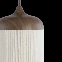 Hanglamp DANIA 3Del. Bruin/Crème