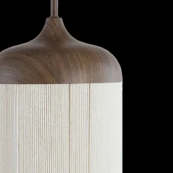 Hanglamp DANIA L Bruin/Crème