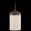 Hanglamp DANIA M Bruin/Creme