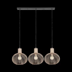 Hanglamp GILA 3Del. Met. Zand