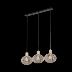 Hanglamp GILA 3Del. Met. Zand