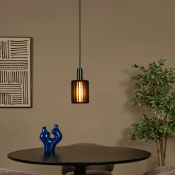 Hanglamp LAMBRES 1Del. Zwart