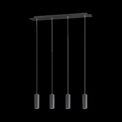 Hanglamp MARLEY 4-Delig Metaal Zwart