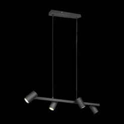 Hanglamp MARLEY 4-Delig Metaal Zwart