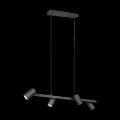 Hanglamp MARLEY 4-Delig Metaal Zwart