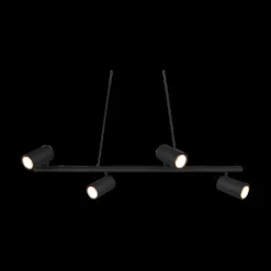 Hanglamp MARLEY 4-Delig Metaal Zwart