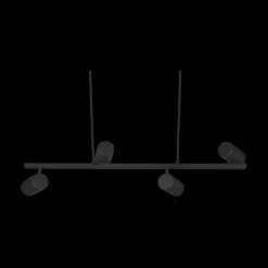 Hanglamp MARLEY 4-Delig Metaal Zwart