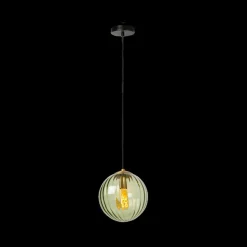 Hanglamp MONSARAZ 1Del. Glas Groen