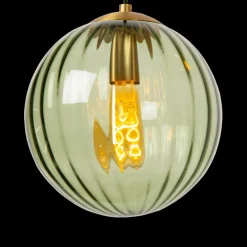 Hanglamp MONSARAZ 1Del. Glas Groen