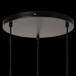 Hanglamp MONSARAZ 3Del. Glas Groen/Amber