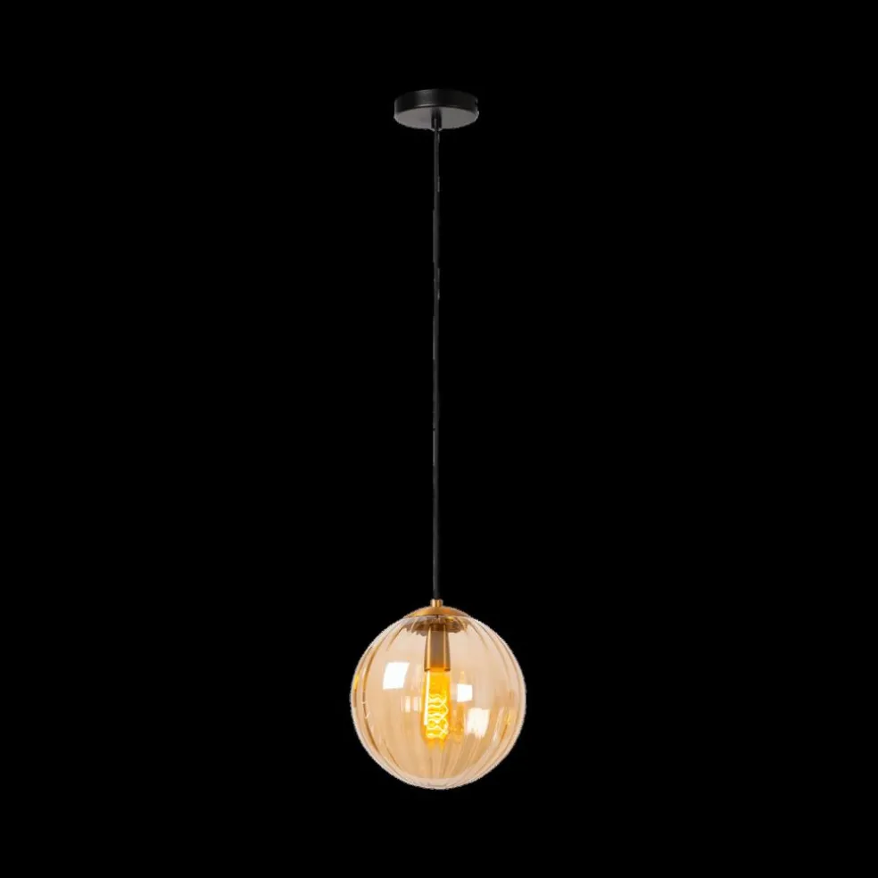 Hanglamp MONSARAZ 1Del. Glas Amber