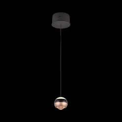 Hanglamp ORBIT 1Del. Zwart/Coffee